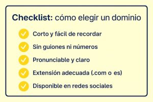 como elegir un dominio